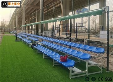Futbol stadioni alyuminiy trikotaj o'rindiqlari