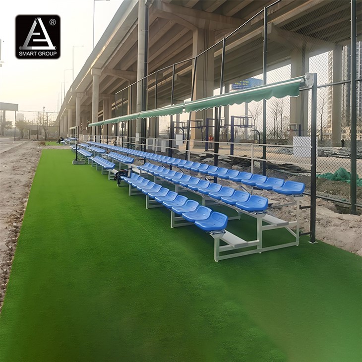 Football Stadium Mobile Aluminum Bleachers Grandstand Seating with Roof best