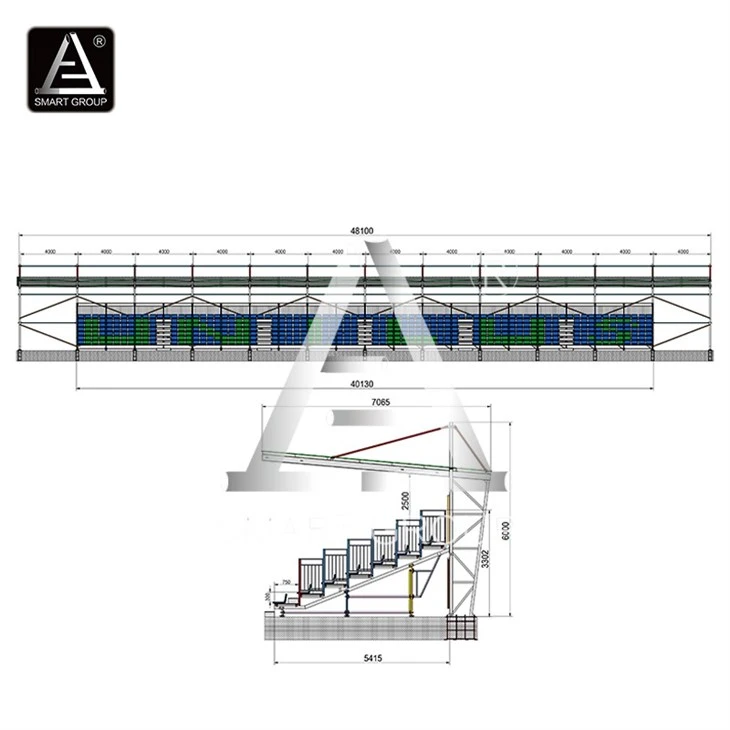 Steel Structure Grandstand with Roof